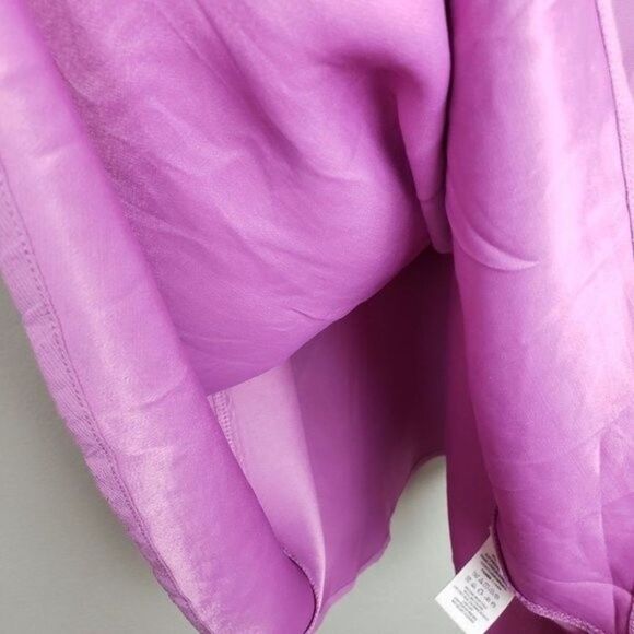 Free People Ruched Mock Neck Flutter Sleeves dress size 4 - Picture 14 of 14